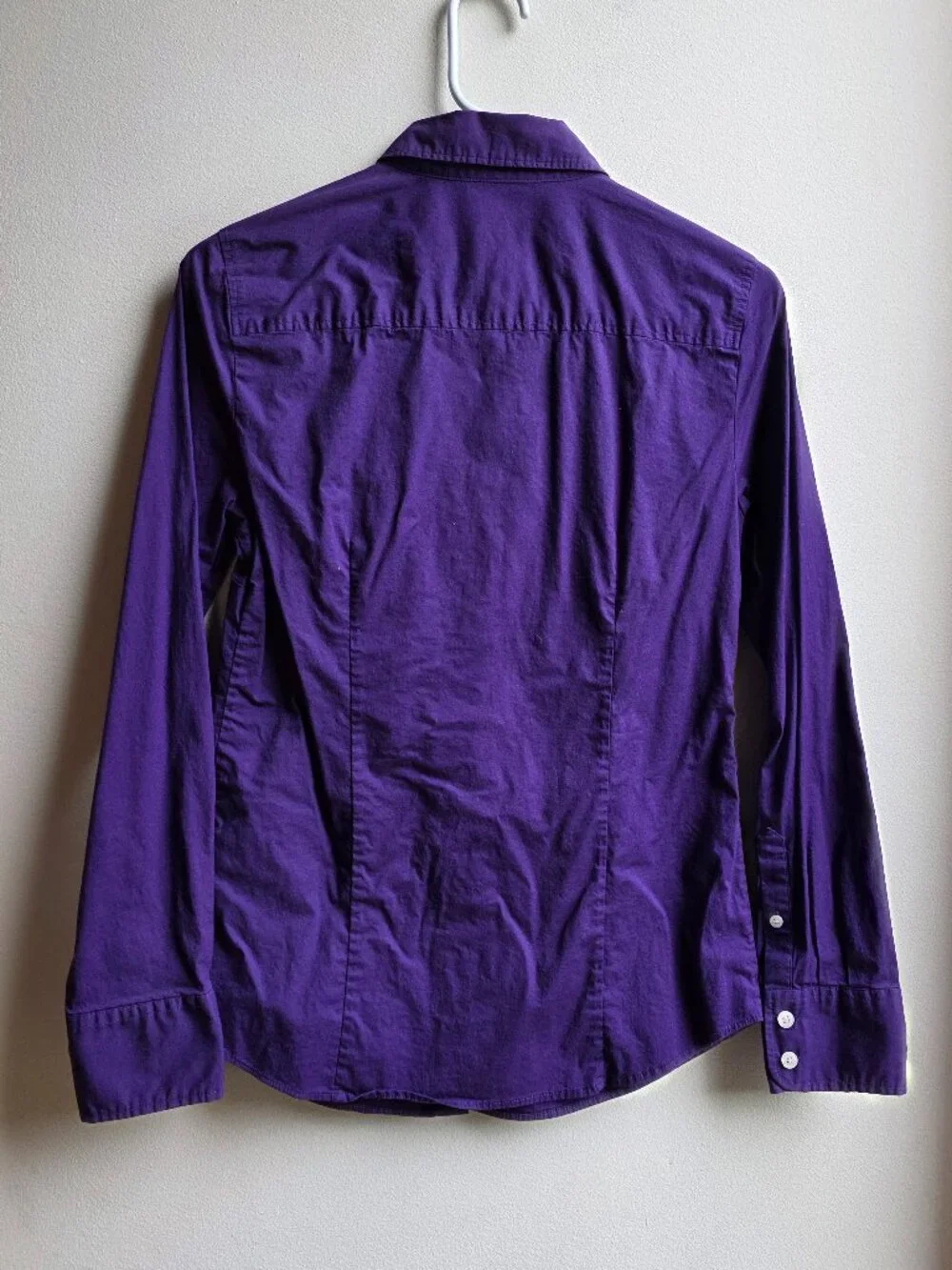 J. Crew Deep Purple Button Down Shirt Size Small